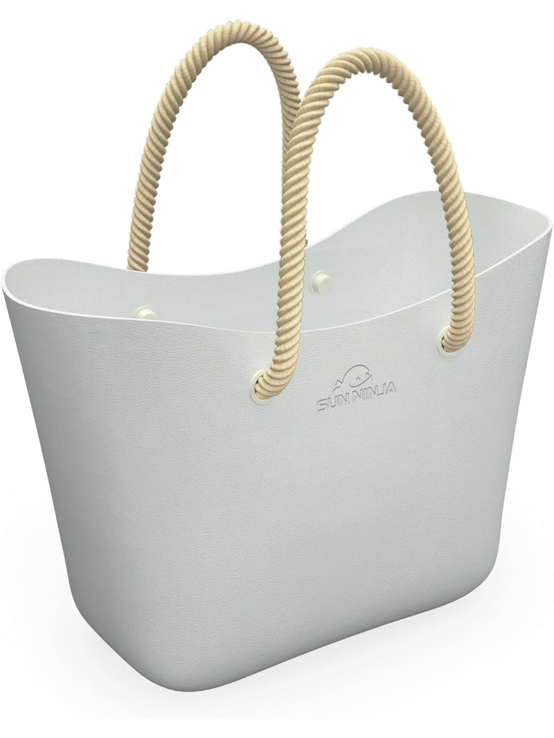 SUN NINJA Rubber Beach Bag - Extra Large Waterproof EVA Tote Bag