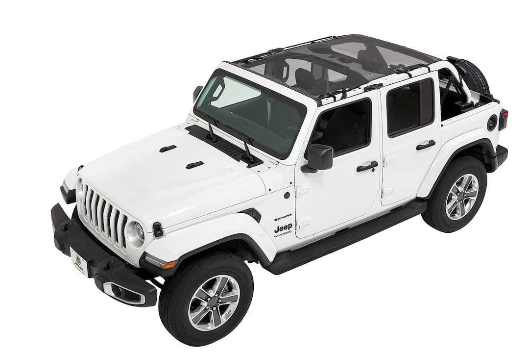 SUN SAFARI BIKINI - '18-19 WRANGLER JL; 4-DOOR (MESH) Fits select: 2018-2019,2021 JEEP WRANGLER UNLIMITED