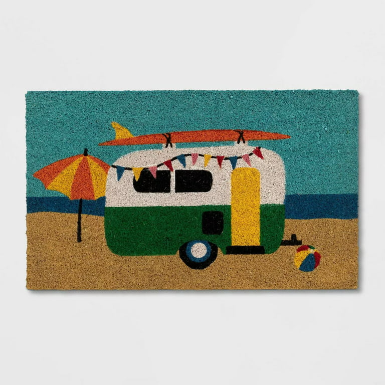 Sun Squad - Beach Camper Doormat Natural (30x18)