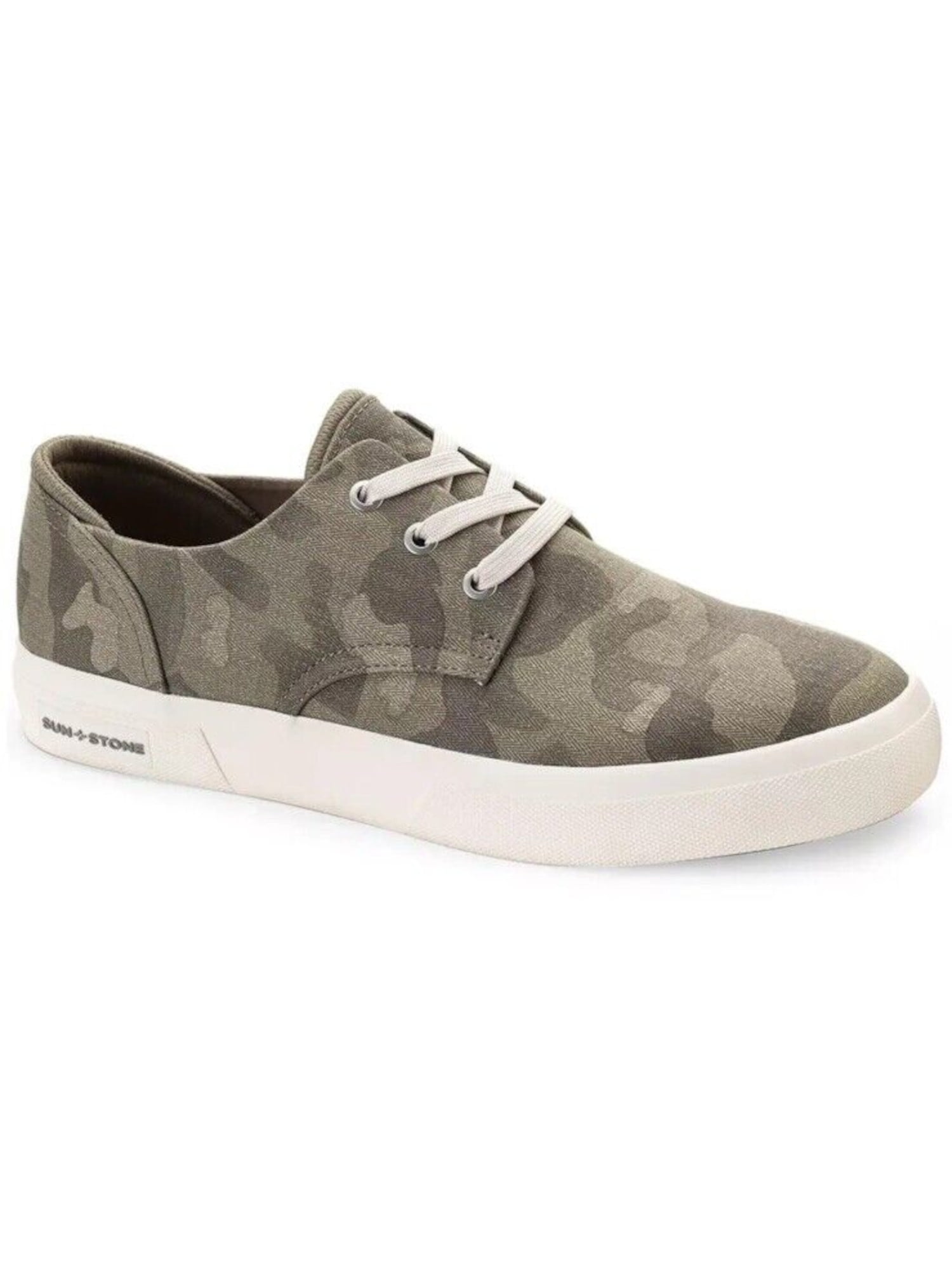 SUN STONE Mens Navy Cushioned Kiva Round Toe Lace-Up Sneakers Shoes 9 M Sun + Stone Men main image 3