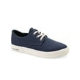 thumbnail image 1 of SUN STONE Mens Navy Cushioned Kiva Round Toe Lace-Up Sneakers Shoes 8.5 M, 1 of 4