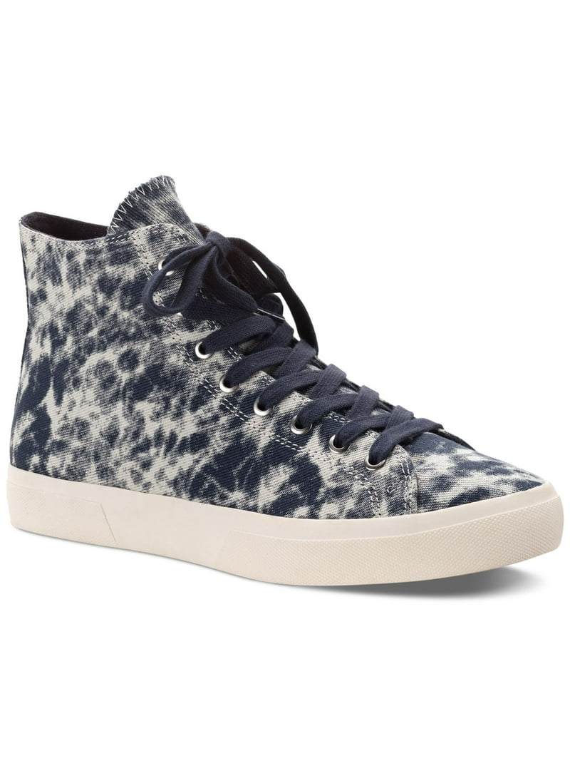 SUN STONE Mens Navy Tie Dye Comfort Mesa Round Toe Lace-Up  display picture 3