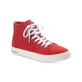 thumbnail image 1 of SUN STONE Mens Red Cushioned Jett Round Toe Platform Lace-Up Sneakers Shoes 10 M, 1 of 4
