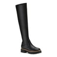 thumbnail image 1 of SUN STONE Womens Black Comfort Jacksonn Round Toe Block Heel Zip-Up Riding Boot 10 M, 1 of 4
