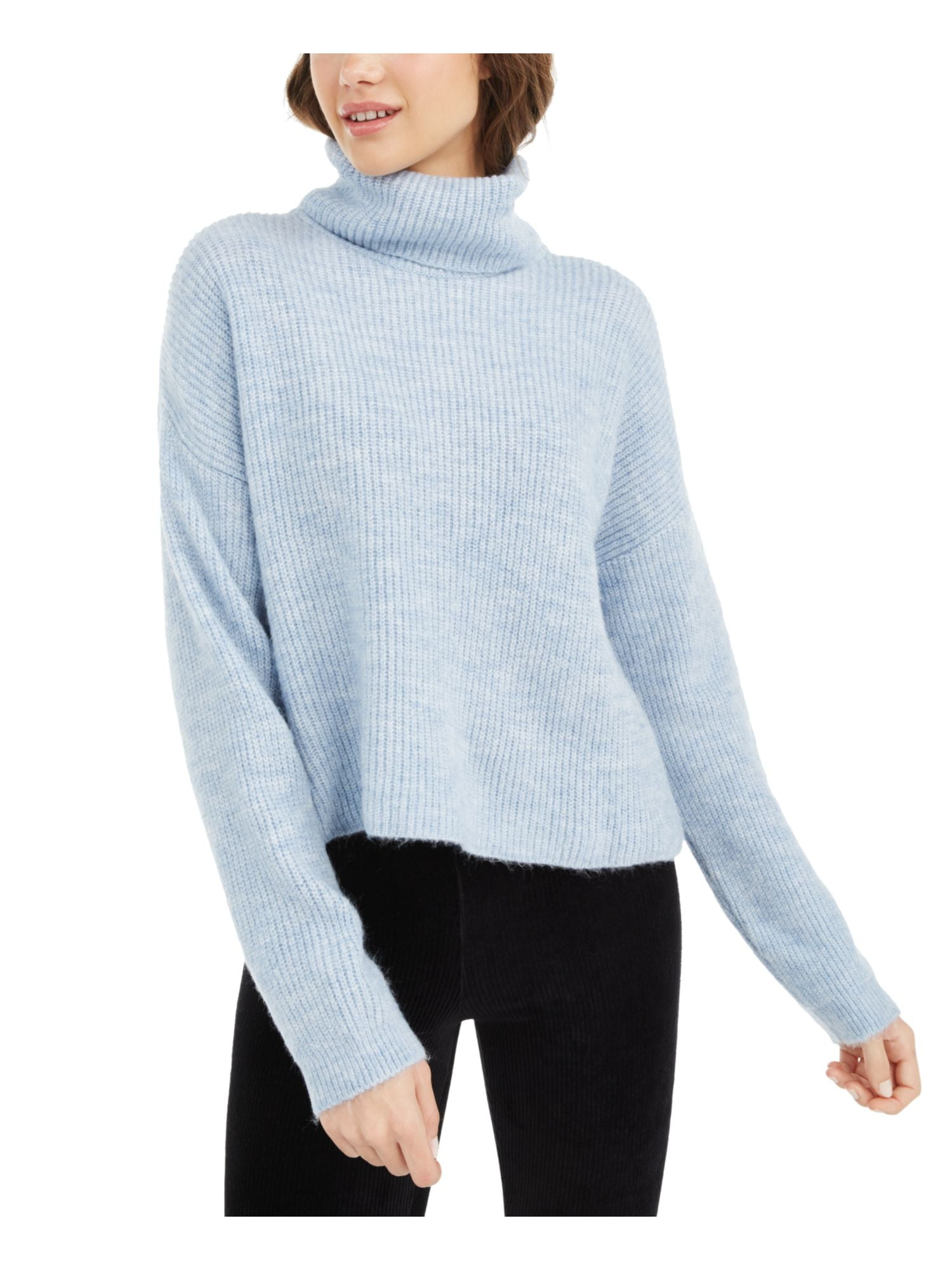 Light blue turtleneck sweater cheap women's