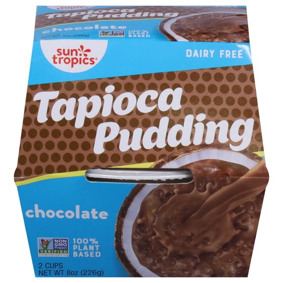 SUN TROPICS - Chocolate Tapioca Pudding - 8 Oz Case of