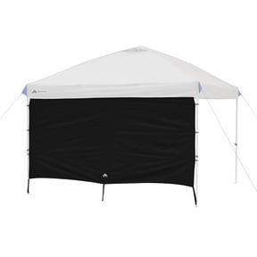 Ozark Trail Canopy Sun Wall Accessory, 10 ft x 10 ft, Black