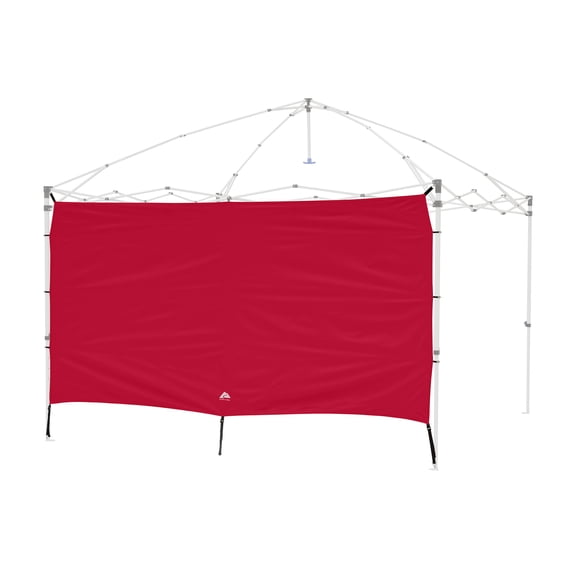Ozark Trail 10'x10' Canopy Sun Wall Accessory, Red