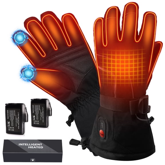 SUN WILL 7.4V Heated Gloves Rechargeable Thermal Winter Gloves Men Women