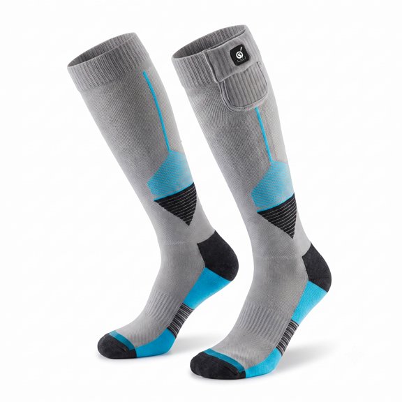 SUN WILL Rechargeable Heated Socks, Thermal Ski Socks for Men Women