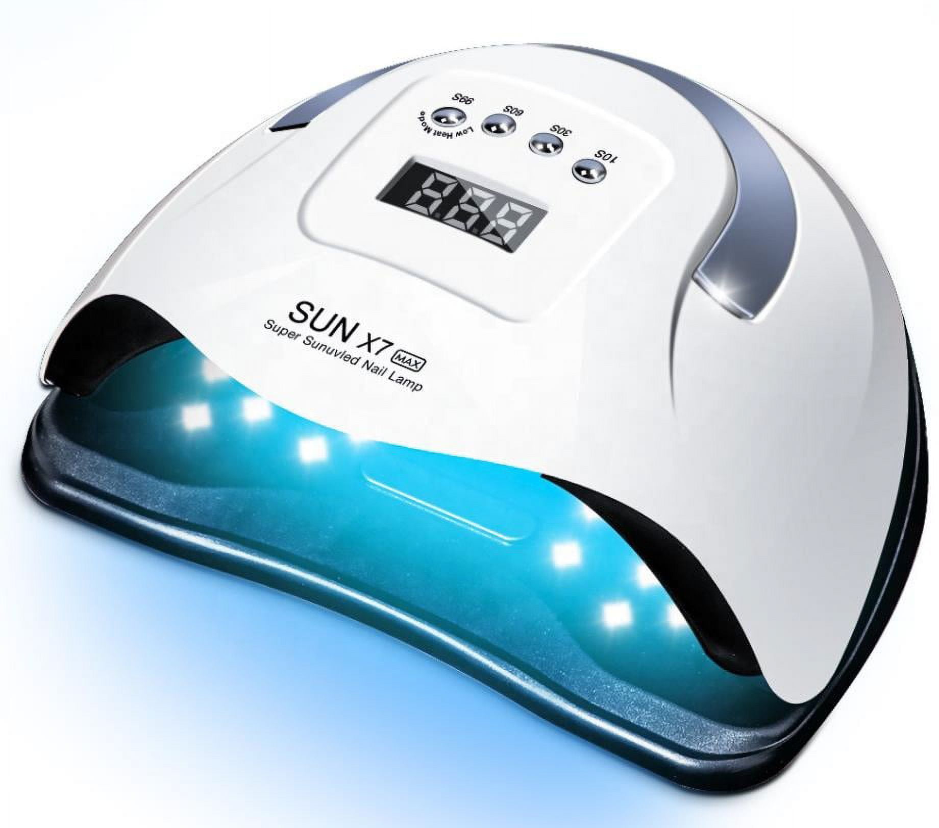 SUN X10 Max UV LED Nail Lamps Dryer For Gel Polish Manicure LCD Screen 45  Beads Fast Curing Nail Dryer Machine - AliExpress