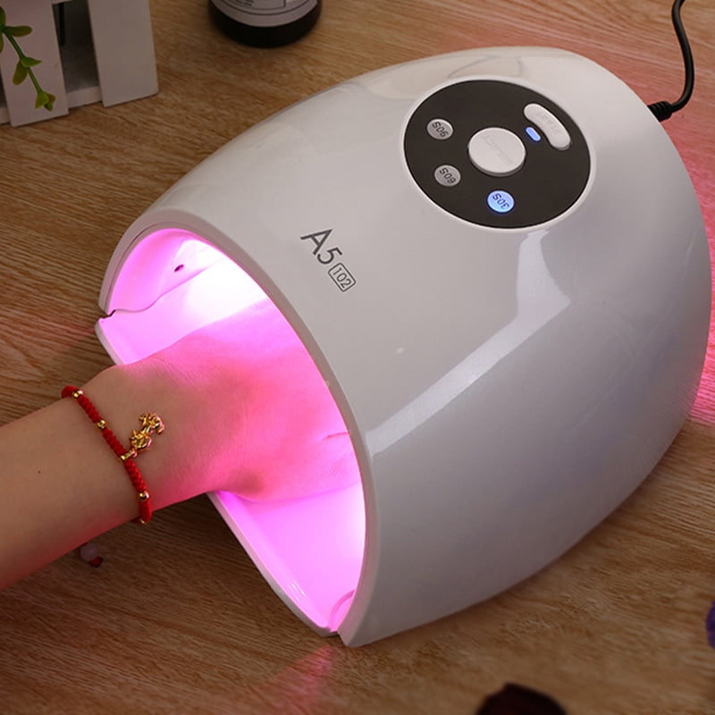 SUN5 48W UV LED Nail Lamp - Professional Nail Dryer for Gel Polish, Fast Curing Light with Sensor, No-Hands-Blackening Technology, Manicure Machine for Home Use