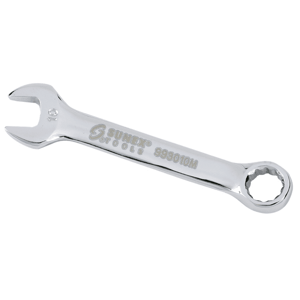 Sunex 10 mm Fully Polished Stubby Combinati - Walmart Business Supplies