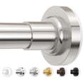 thumbnail image 1 of SUNALLY Shower Curtain Rod, Adjustable 32-75 inch Spring Tension Curtain Rods for Bathroom, No Drilling Rustproof Non-Slip Stainless Steel Rod, Brush Nicke, 1 of 7