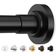 thumbnail image 1 of SUNALLY Shower Curtain Rod, Adjustable 32-75 inch Spring Tension Curtain Rods for Bathroom, No Drilling Rustproof Non-Slip Stainless Steel Rod, Black, 1 of 7