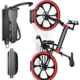 thumbnail image 1 of SUNALLY Swivel Bike Wall Hanger 2 Pack, Vertical Storage Bicycle Wall Mount Rack for Garage, Holds up to 66 lbs with No-scratch Protection, Black, 1 of 7