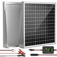 SUNAPEX 50W MPPT Solar Battery Charger Maintainer, 12V Waterproof Solar
