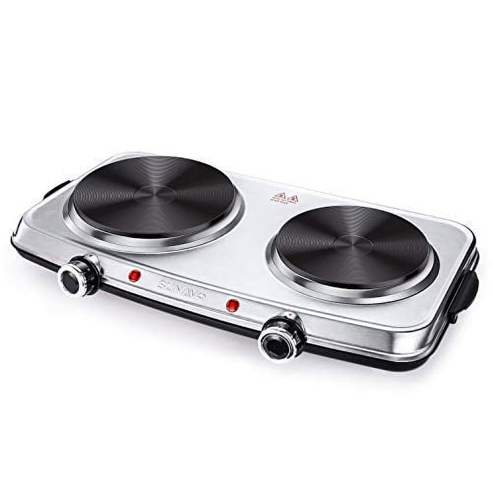 Buy SUNAVO 1500W Hot Plates for Cooking, Electric Single Burner
