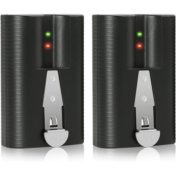 Batterie 6040mAh 3.65V Compatible Ring – Pour Doorbell 2/3/3+/4, Stick Up Cam (2/3Gen), Spotlight Cam, Plus/Pro – Lot De 3 Batteries + Chargeur Noir