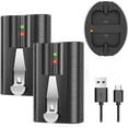 thumbnail image 1 of SUNBAT 6040mAh Rechargeable Battery and Dual USB Charging Station Compatible with Ring for Video Doorbell Camera 2/3/4, Stick Up Cam and Spotlight Cam, 1 of 9