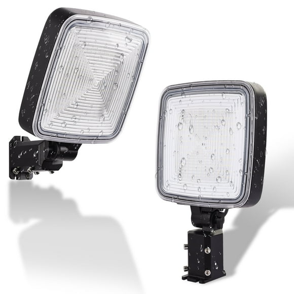 SUNBEAK 2PCS Motion Sensor LED Barn Light,150W Dusk to Dawn Area Lights,Adjustable Angle,6500K 20,000LM,IP66 Waterproof Outdoor Security Lighting for Street,Yard