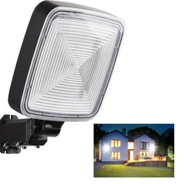 Home Zone ES00730V Security Motion Sensor, Outdoor Weatherproof Ultra Bright 5000K LED Flood Lights, White Home Zone ES00730V Security Motion Sensor, Outdoor Weatherproof Ultra Bright 5000K LED Flood Lights, White