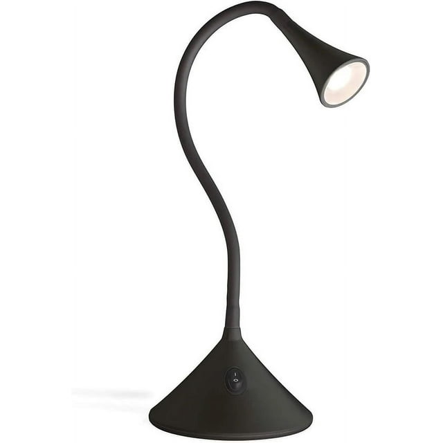 SUNBEAM Flexible Neck LED Desk LAMP Adjustable Light Energy Star Black