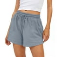 thumbnail image 1 of SUNBS Athletic Shorts for Women Running Gym Workout Summer Cotton Sweat Shorts with Pockets Hiking Casual Clothes, 1 of 7