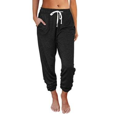 SUNBS Cargo Sweatpants Women Sweat Pants Joggers for Women Work Pants Wide Leg Baggy Sweatpants for Womens with Pocket