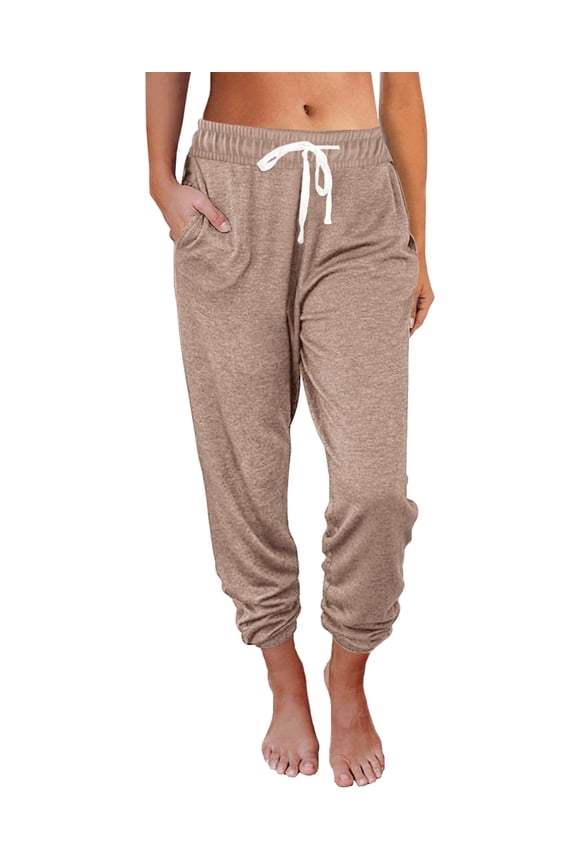 Women Sweatpants Casual Joggers Athletic Lounge Pants with Pockets Tapered for Workout Running