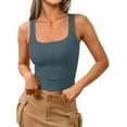 thumbnail image 1 of SUNBS Crop Tank Tops for Women Camisole Top Ribbed Beach Summer Sleeveless Square Neck Shirts, 1 of 6
