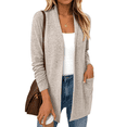 thumbnail image 1 of SUNBS Long Sleeve Cardigan Sweaters for Women Lightweight Open Front Tops Casual Loose Blouses with Pockets, 1 of 8