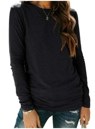 Tシャツ・カットソー OFF WHITE Women Tunic Tops OWHT020S24KNI00110101010 Black Womens Tops in Womens Clothing | Off-White - Walmart.com