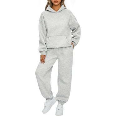 SUNBS Women 2 Piece Outfit Matching Lounge Sets Workout Sweat Suits Sweatpants Hoodies Clothes