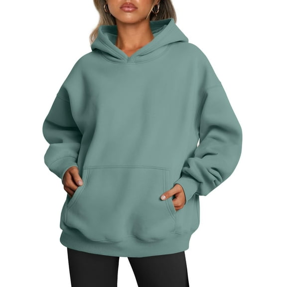 SUNBS Oversized Hoodies for Women Fall Fashion Sweatshirts Pullover Womens Clothes with Pocket