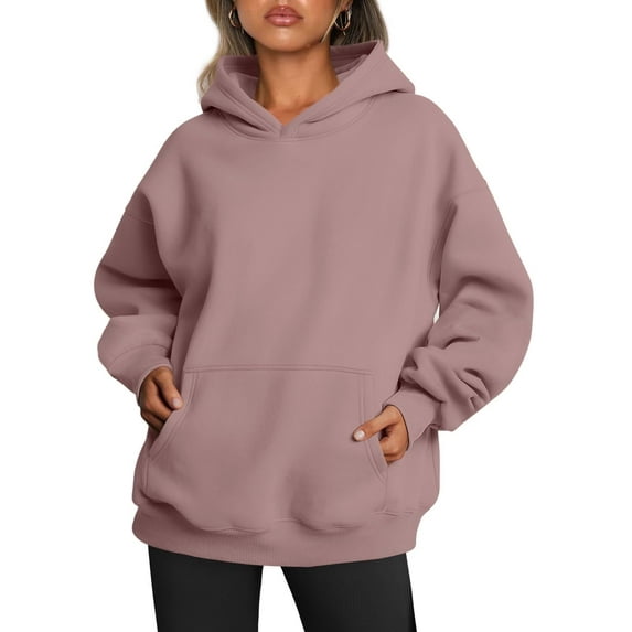 SUNBS Oversized Hoodies for Women Fall Fashion Sweatshirts Pullover Womens Clothes with Pocket