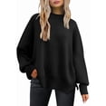 thumbnail image 1 of SUNBS Oversized Sweaters for Women Winter Crewneck Pullover - Cozy Knit Long Sleeve Top Casual Loose Fit Clothes, 1 of 9