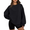 thumbnail image 1 of SUNBS Oversized Sweatshirts for Women Crewneck Y2k Hoodies Sweaters Casual Tops Comfy Fall Fashion Pullover Outfits Winter Clothes, 1 of 8