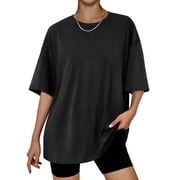 SUNBS Plus Size Workout Tops for Women T Shirts Short Sleeve Spring Tee Summer Clothes,Sizes S-3XL