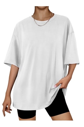Plus Size Tops for Women Workout T Shirts Short Sleeve Spring Tee Summer Clothes,Sizes S-3XL
