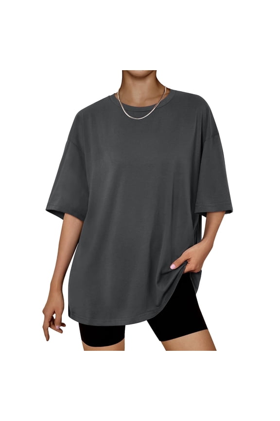 Plus Size Tops for Women Workout T Shirts Short Sleeve Spring Tee Summer Clothes,Sizes S-3XL