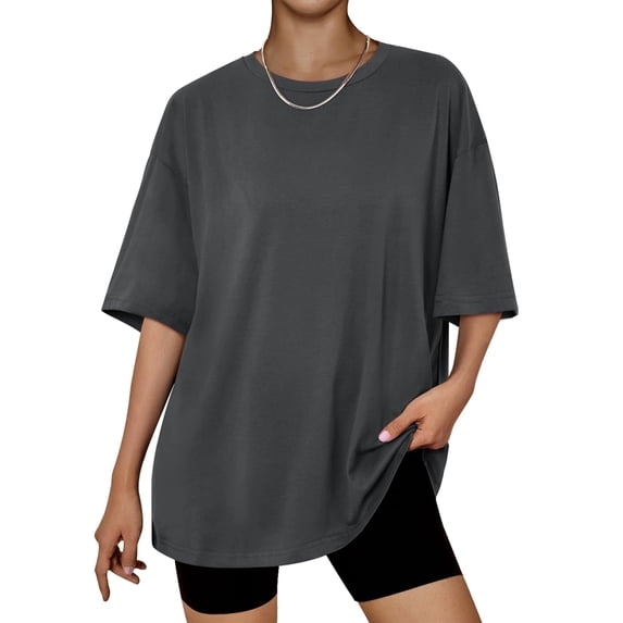 SUNBS Plus Size Tops for Women Workout T Shirts Short Sleeve Spring Tee Summer Clothes,Sizes S-3XL