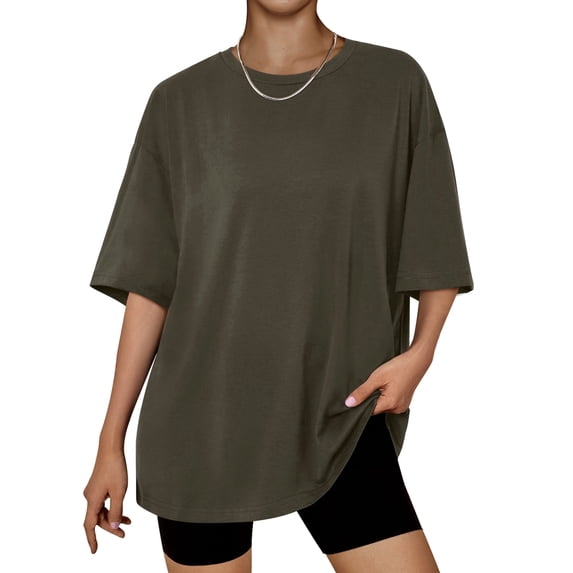 SUNBS Plus Size Tops for Women Workout T Shirts Short Sleeve Spring Tee Summer Clothes,Sizes S-3XL