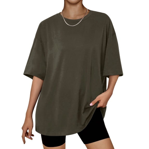 SUNBS Plus Size Tops for Women Workout T Shirts Short Sleeve Spring Tee Summer Clothes,Sizes S-3XL