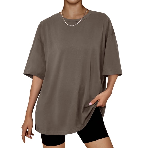 SUNBS Plus Size Tops for Women Workout T Shirts Short Sleeve Spring Tee Summer Clothes,Sizes S-3XL