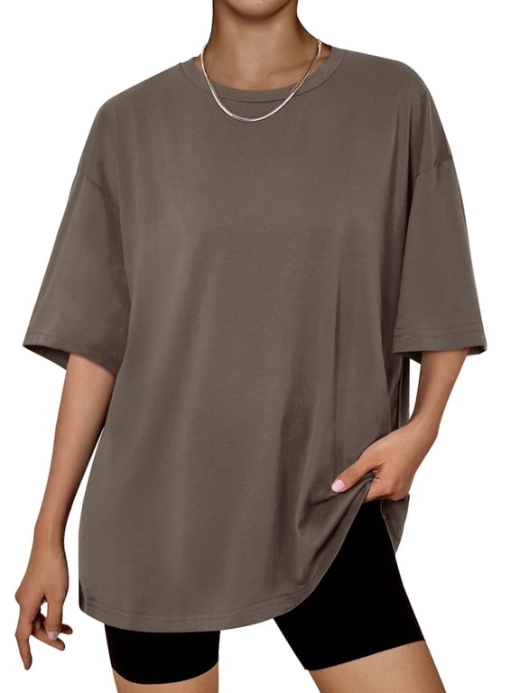 Plus Size Tops for Women Workout T Shirts Short Sleeve Spring Tee Summer Clothes,Sizes S-3XL