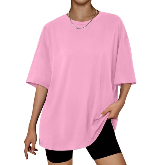 SUNBS Plus Size Tops for Women Workout T Shirts Short Sleeve Spring Tee Summer Clothes,Sizes S-3XL