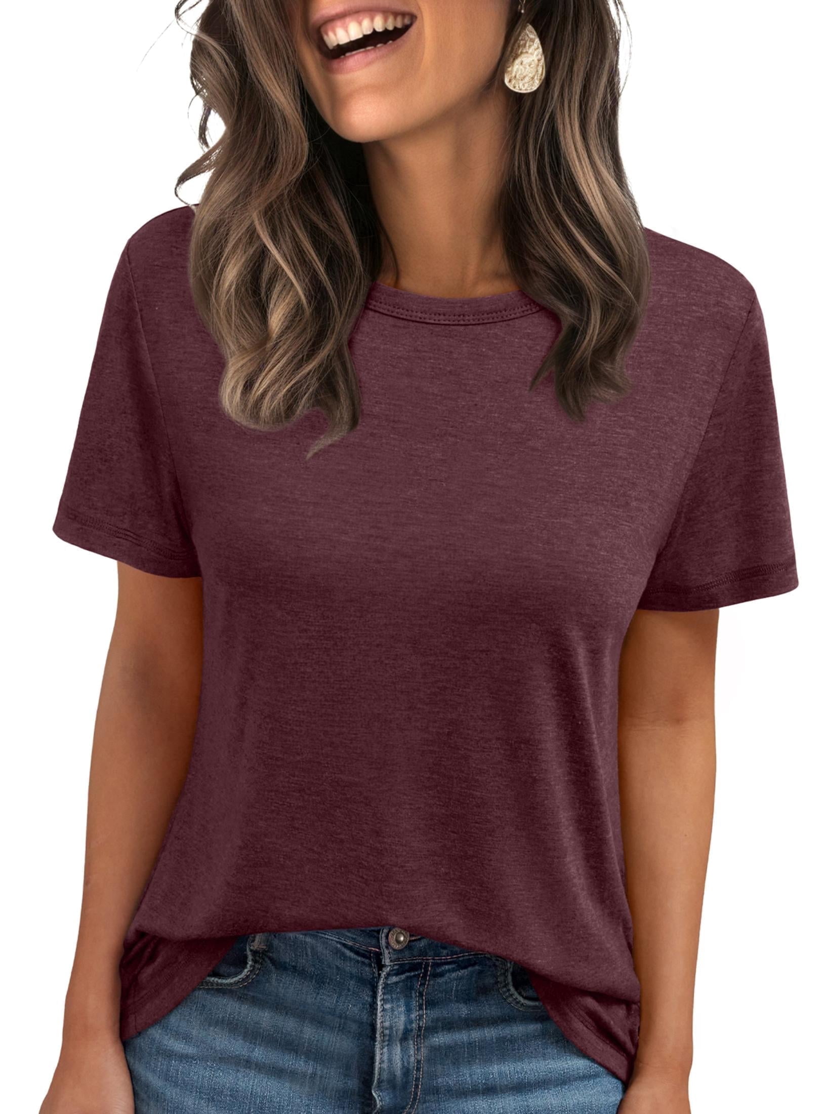 Shirts for Women Summer Spring Tops Short Sleeve Oversized T Shirts Women Clothes Trendy