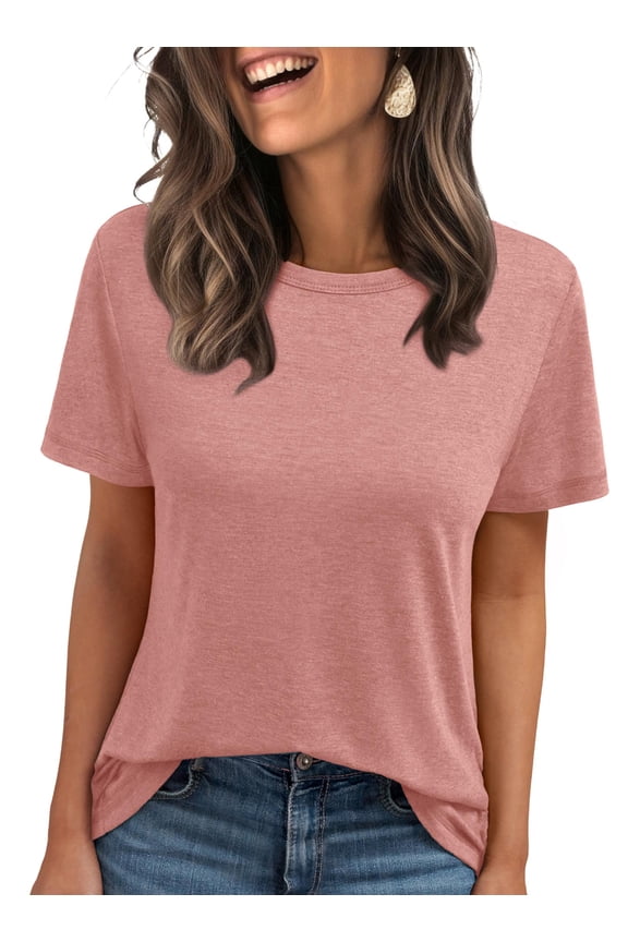 Shirts for Women Summer Spring Tops Short Sleeve Oversized T Shirts Women Clothes Trendy