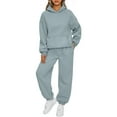 thumbnail image 1 of SUNBS Lounge Sets for Women 2 Piece Sets Sweat Set Suits Sweatpants Womens Hoodies Outfits Clothes, 1 of 7